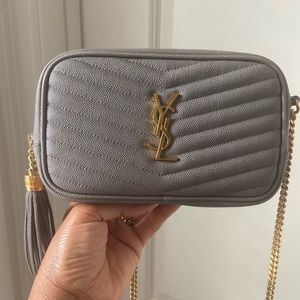 YSL | Lou Mini Monogram YSL Quilt Calf Camera Bag